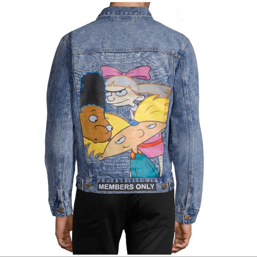 NWT Members Only x Nickelodeon Hey Arnold Jacket